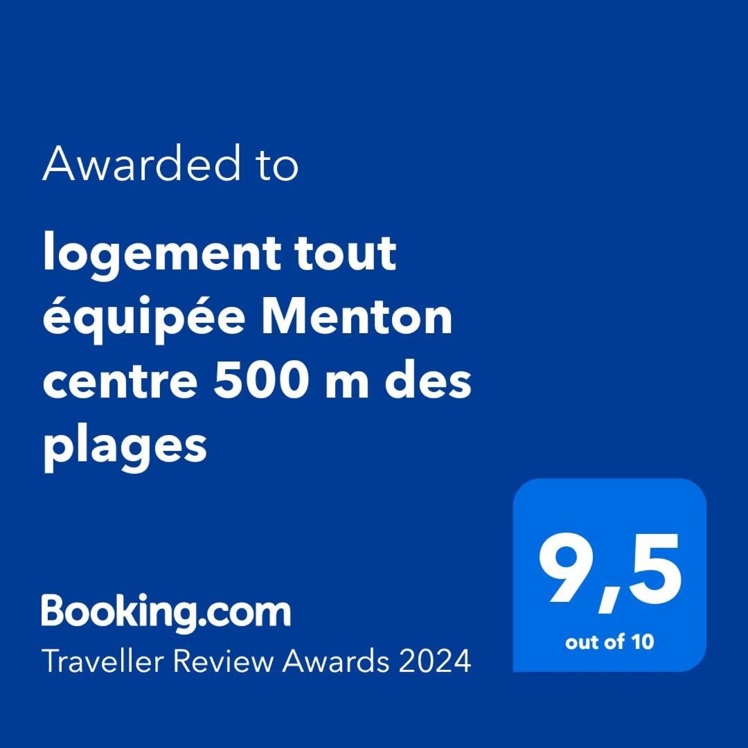 Appartement Tout Equipe Centre Ville Ментона Екстериор снимка